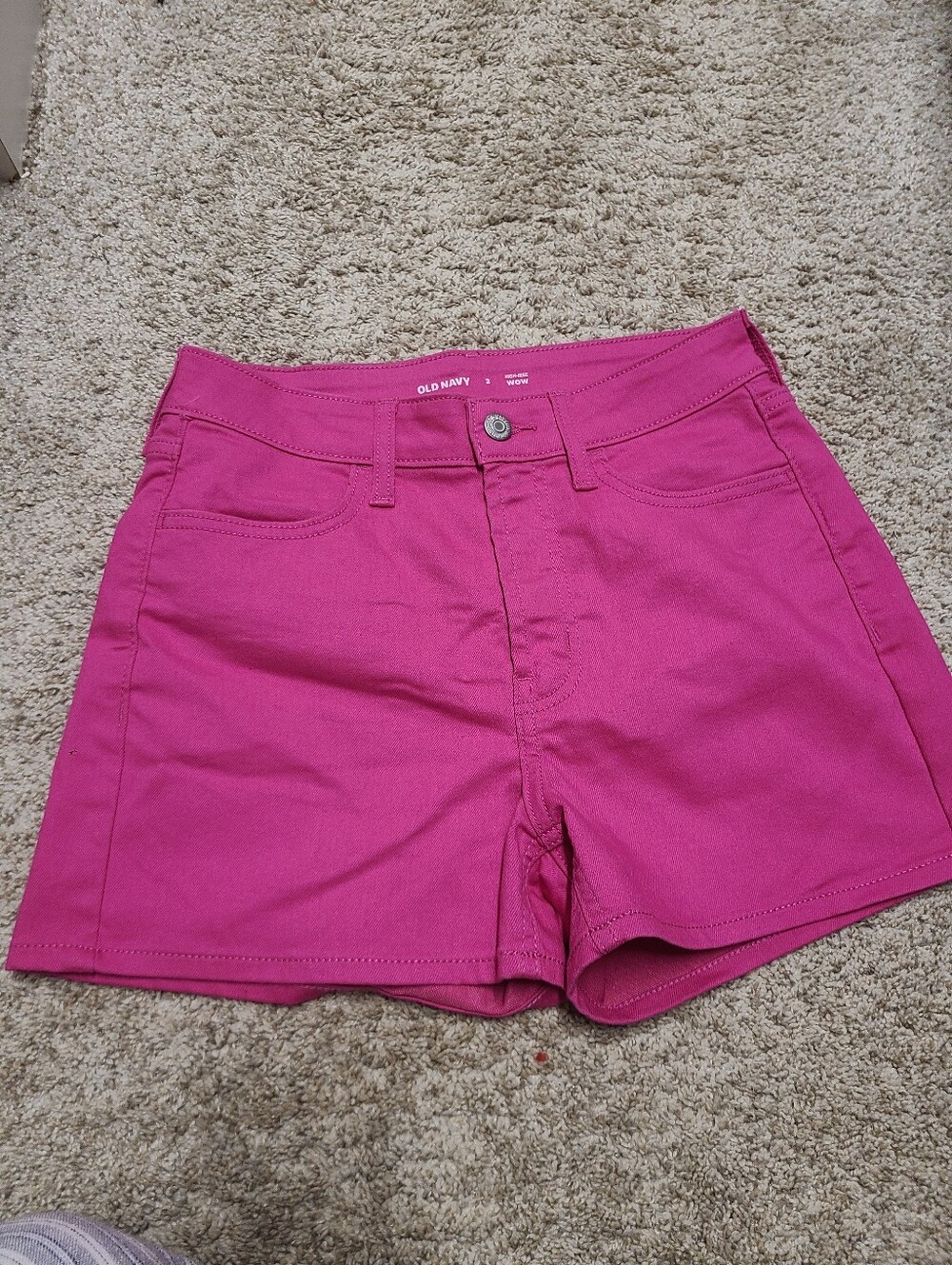 Old Navy Wow High Rise Pink Shorts